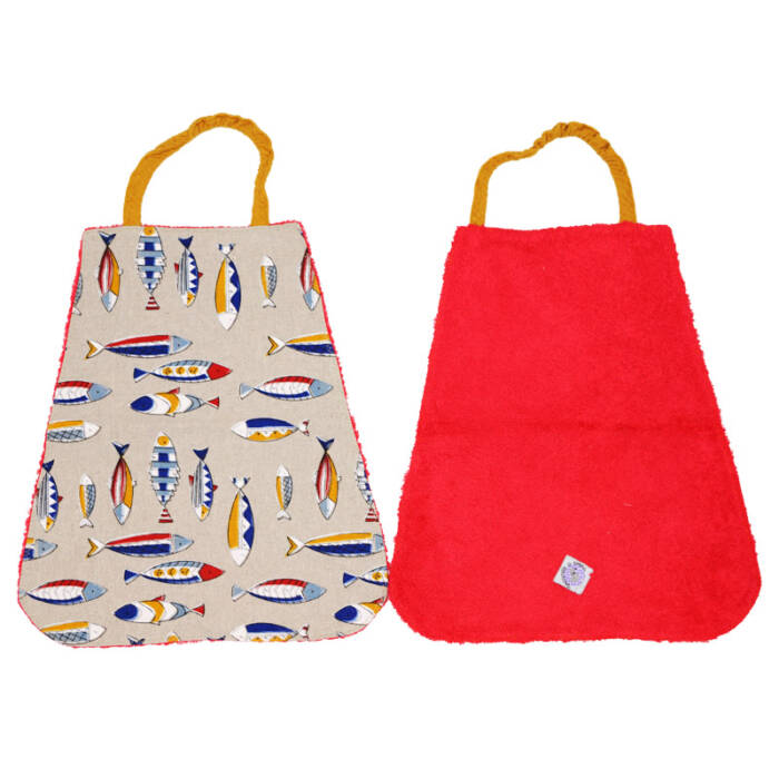 Bavoir de maternelle "Bord de mer"