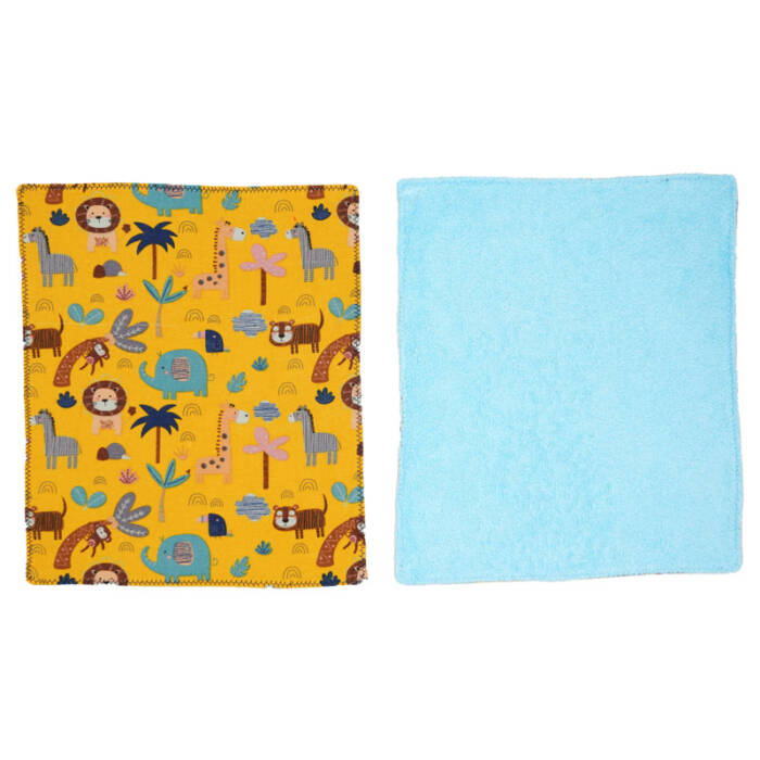 Set de table/Essuie-tout lavable "Palabres dans la savane"