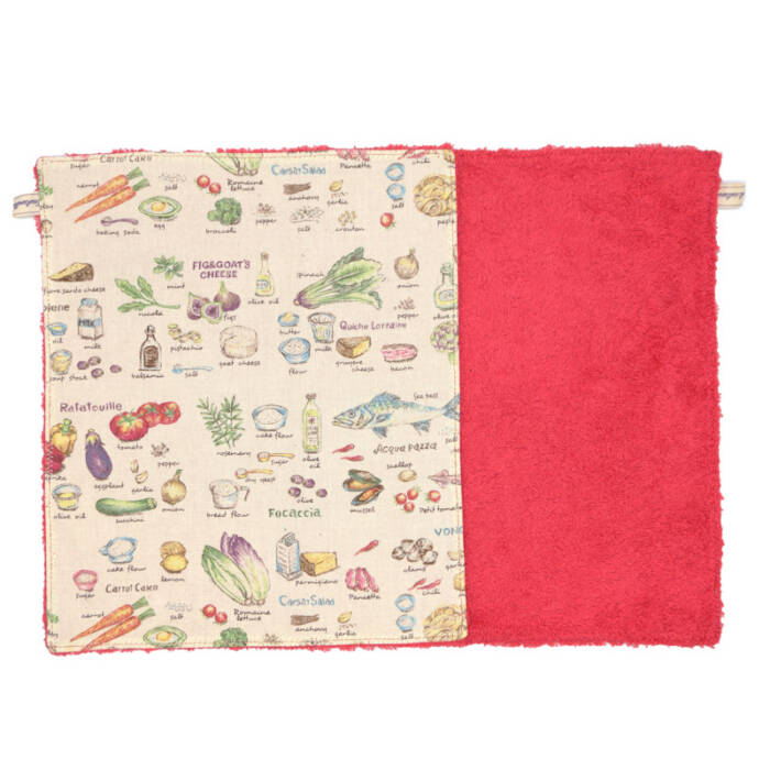 Set de table/Essuie-tout lavable "Ratatouille"