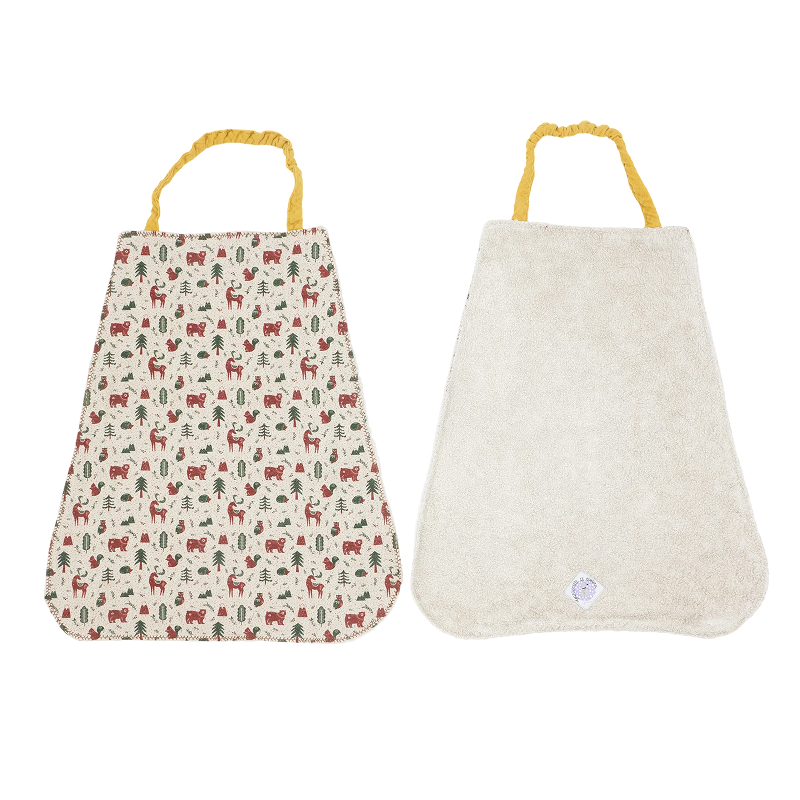 Bavoir de maternelle "Dans la forêt"